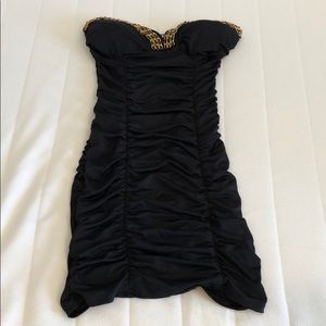 Tight forming mini dress